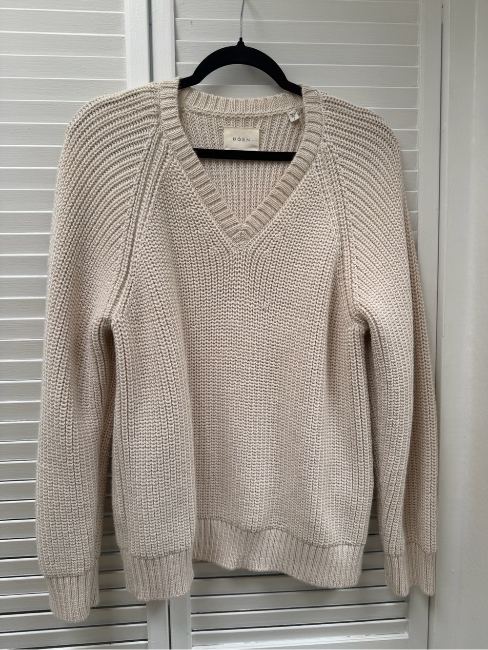 Doen Emmons Sweater In Cream Size S - Picture 4 of 7